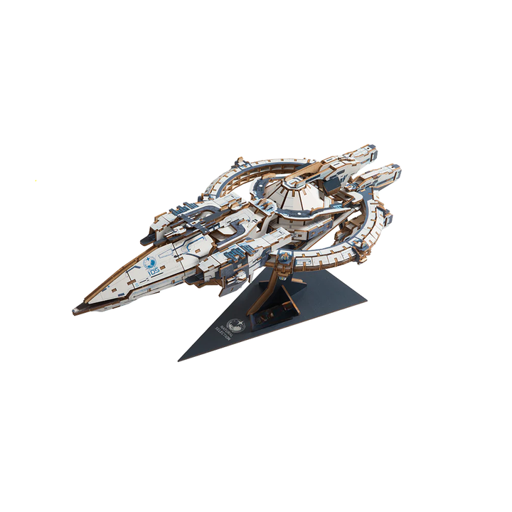 Rokrgeek 3. Body Problem Battleship 3d Wooden Puzzle
