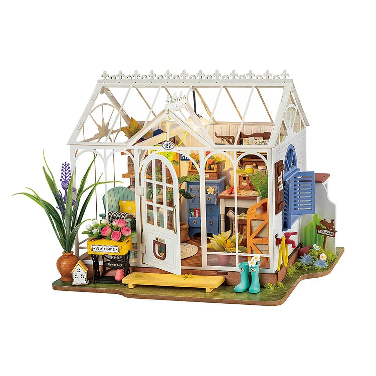 ROKRGEEK Dreamy Garden House DIY Miniature House