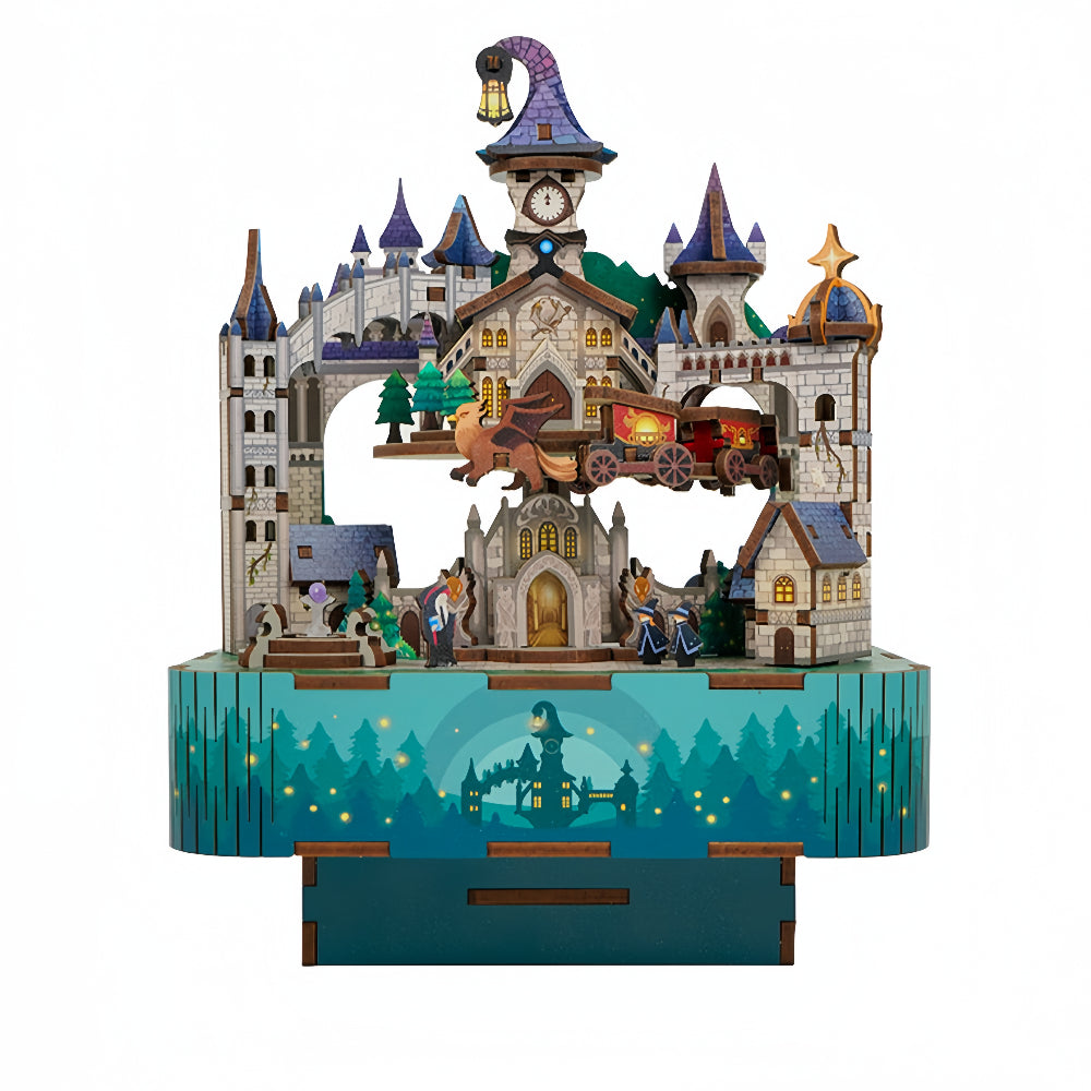 Rokrgeek Harry Potter Zauberschloss Dachboden 3D Holzpuzzle 