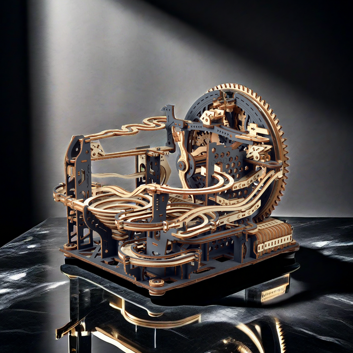rokrgeek Electric Marble Run 3d wooden puzzle
