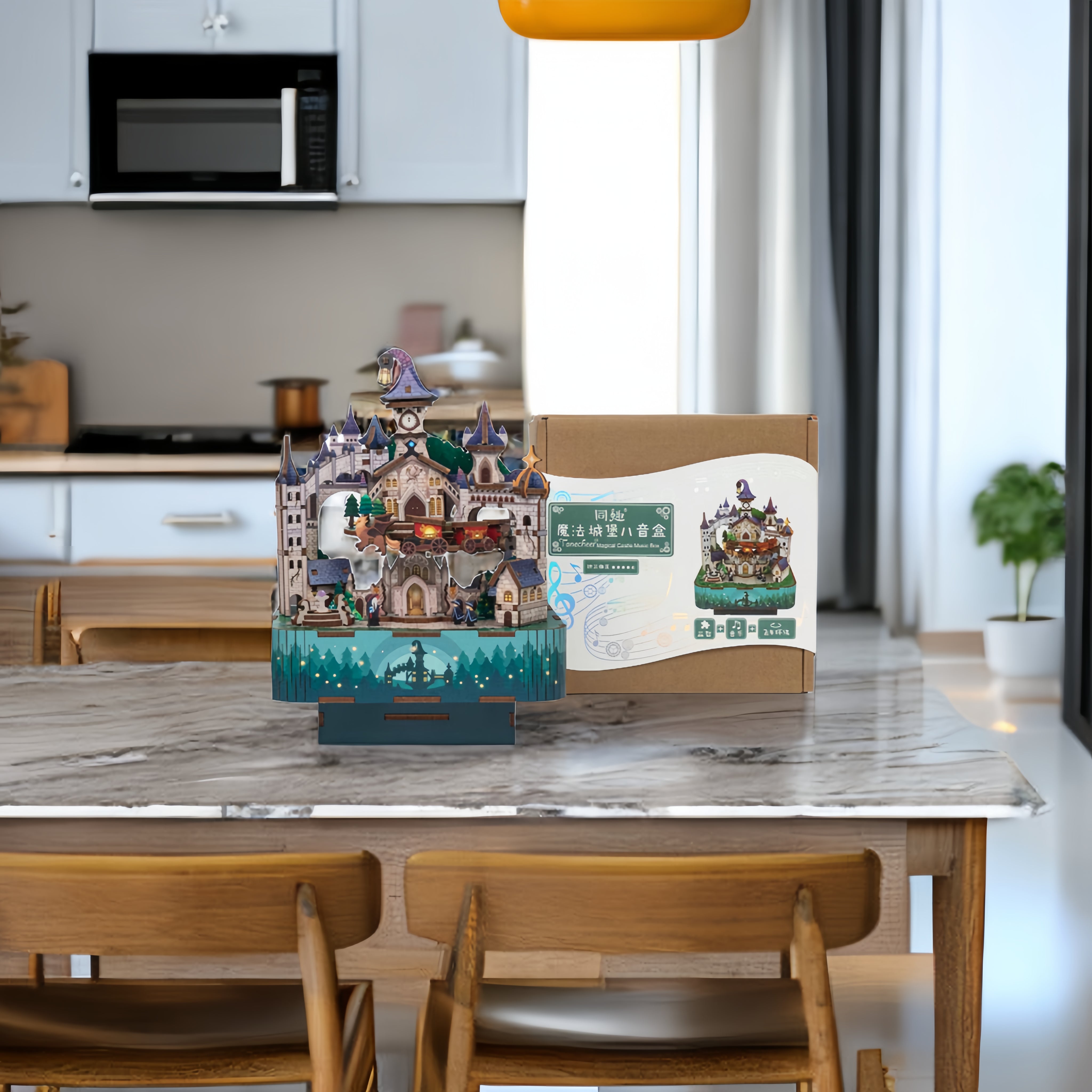Rokrgeek Harry Potter Wizarding Castle Attic 3D Wooden Puzzle