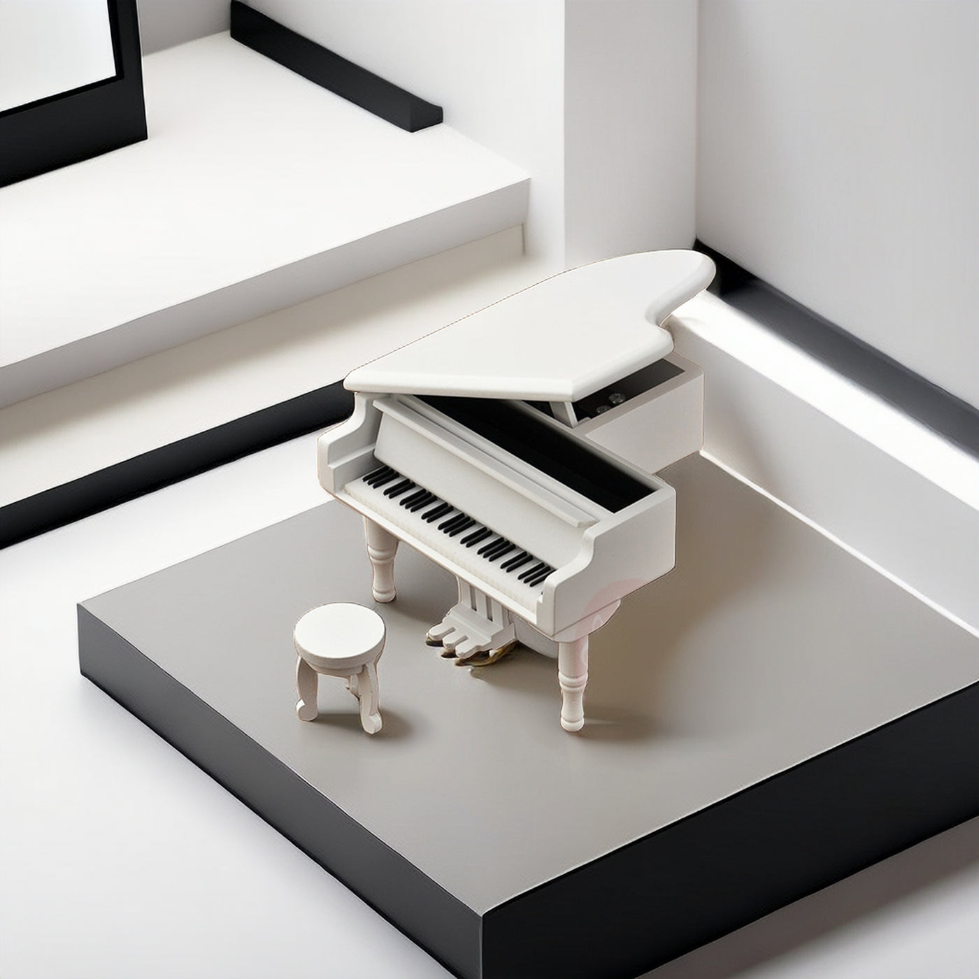 Rokrgeek Magic Piano Mechanische Spieluhr 3D-Holzpuzzle 