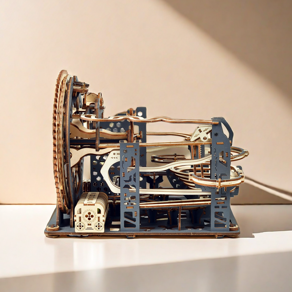 rokrgeek Electric Marble Run 3d wooden puzzle