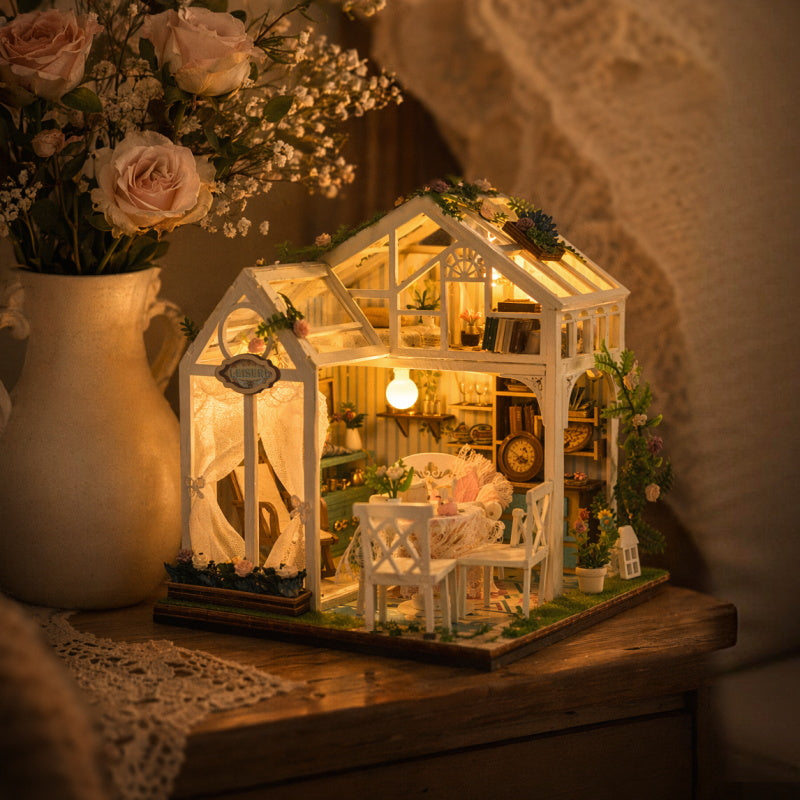 FLORAL RETREAT DIY MINIATURE HOUSE KIT