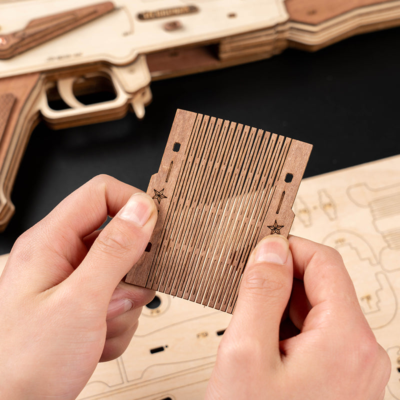Rokrgeek AK47 Assault Rifle 3D Wooden Gun Puzzle