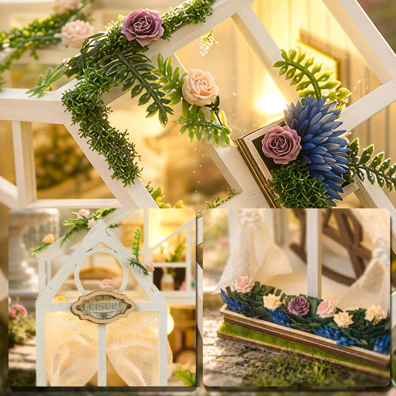 FLORAL RETREAT DIY MINIATURE HOUSE KIT