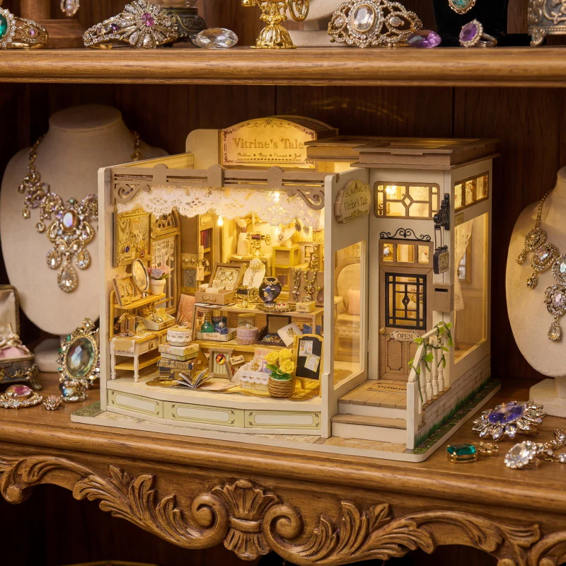 ROKRGEEK VITRINE’S TALE DIY MINIATURE HOUSE KIT