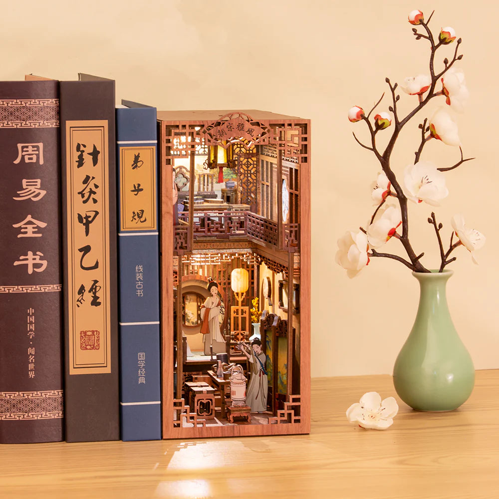 rokrgeek Elegant Song Dynasty DIY Book Nook