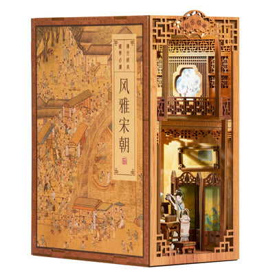 rokrgeek Elegant Song Dynasty DIY Book Nook