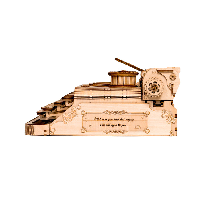 Rokrgeek Classic Typewriter 3D Wooden Puzzle