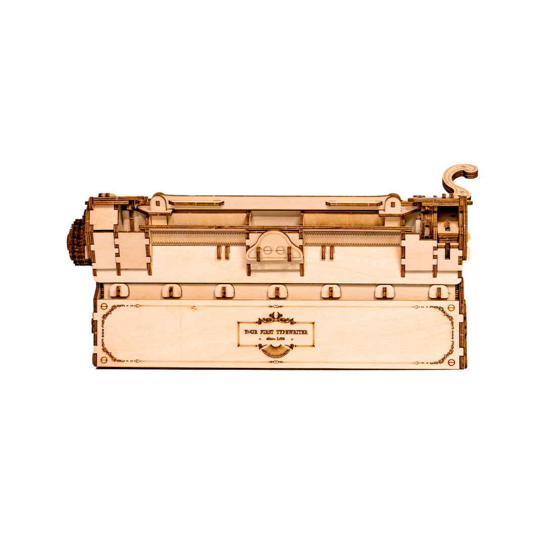 Rokrgeek Classic Typewriter 3D Wooden Puzzle