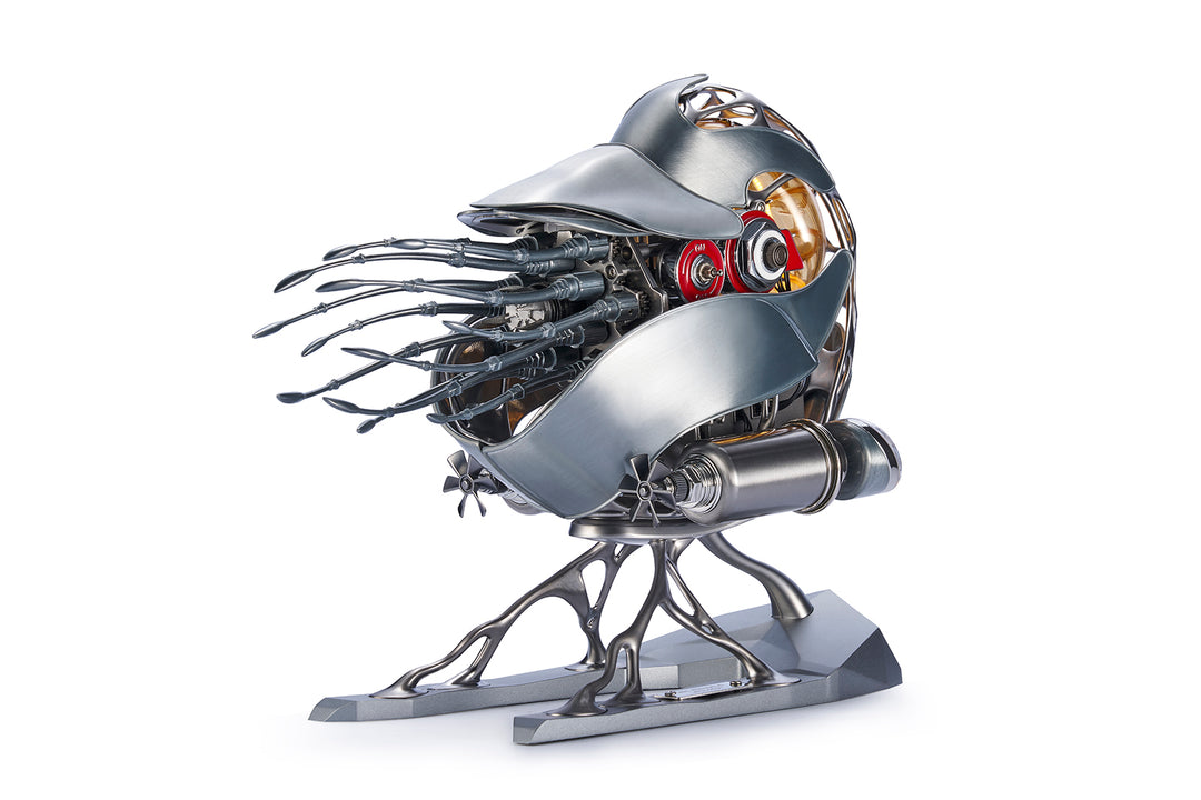 Rokrgeek Mechanical Metal Nautilus Model DIY 3D Puzzle