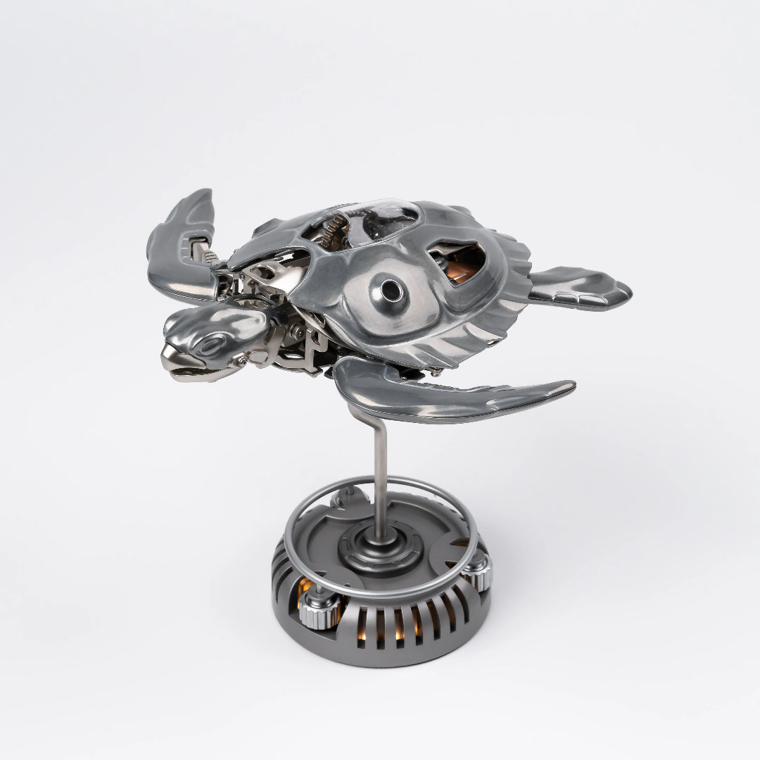 rokrgeek Mechanical Sea Turtle Metal Model