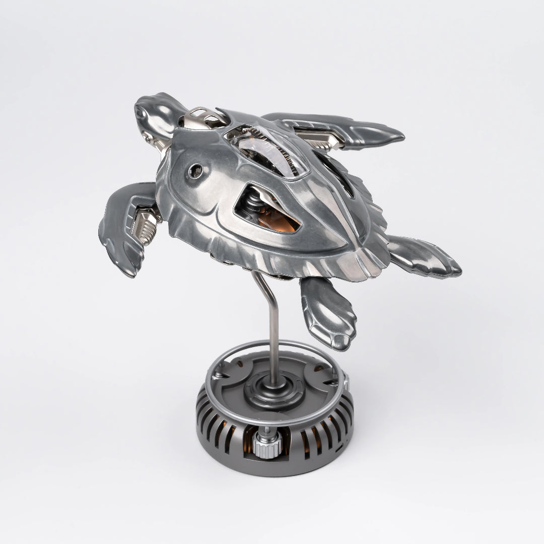 rokrgeek Mechanical Sea Turtle Metal Model