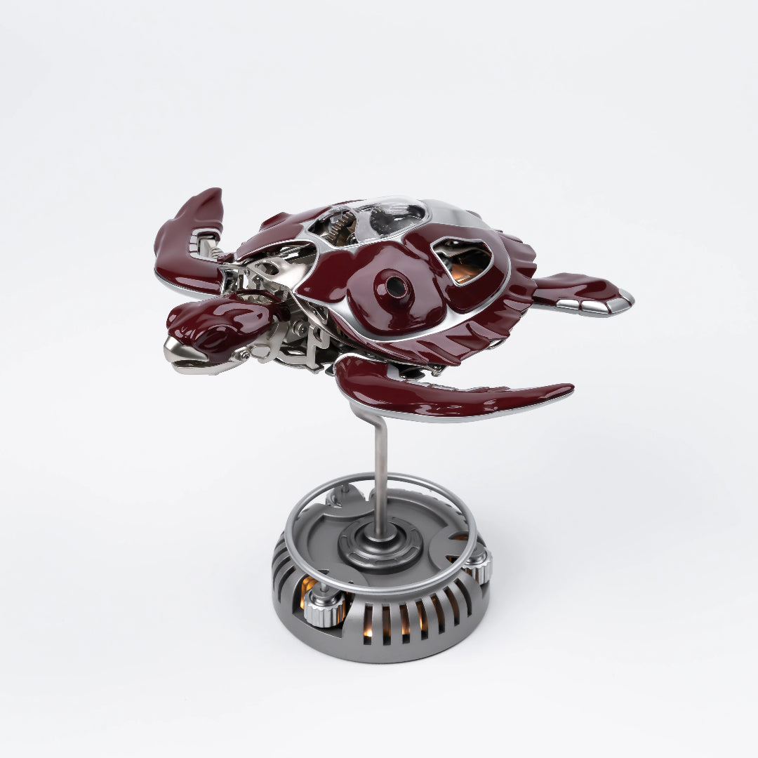 rokrgeek Mechanical Sea Turtle Metal Model
