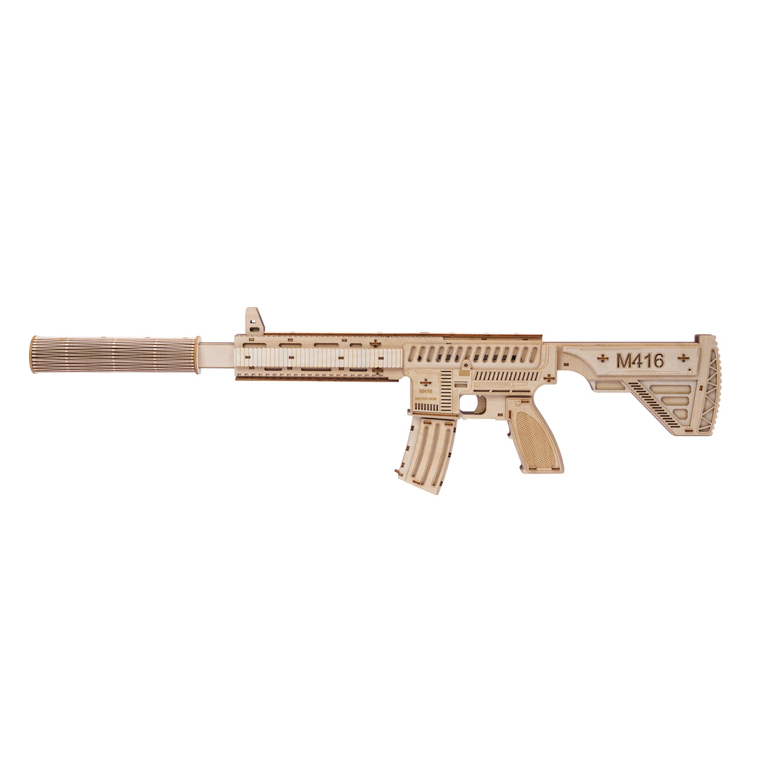 Rokrgeek M416 3D Wooden Gun Puzzle