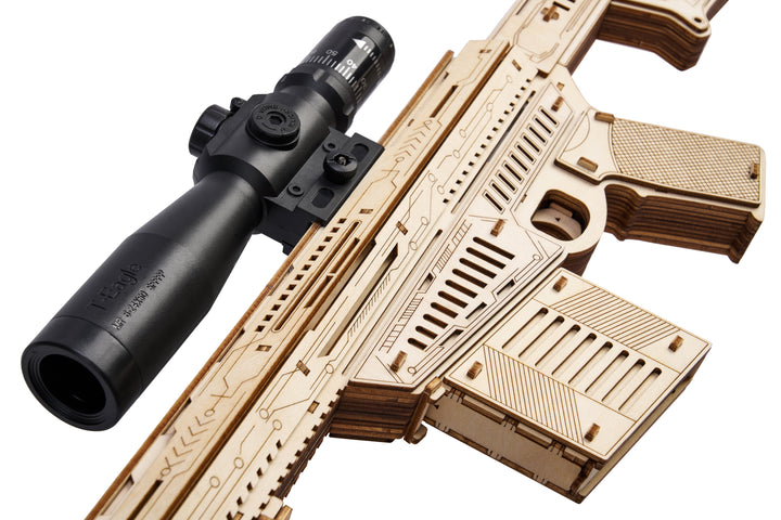 Rokrgeek Ba-t Sniper 3D Wooden Gun Puzzle