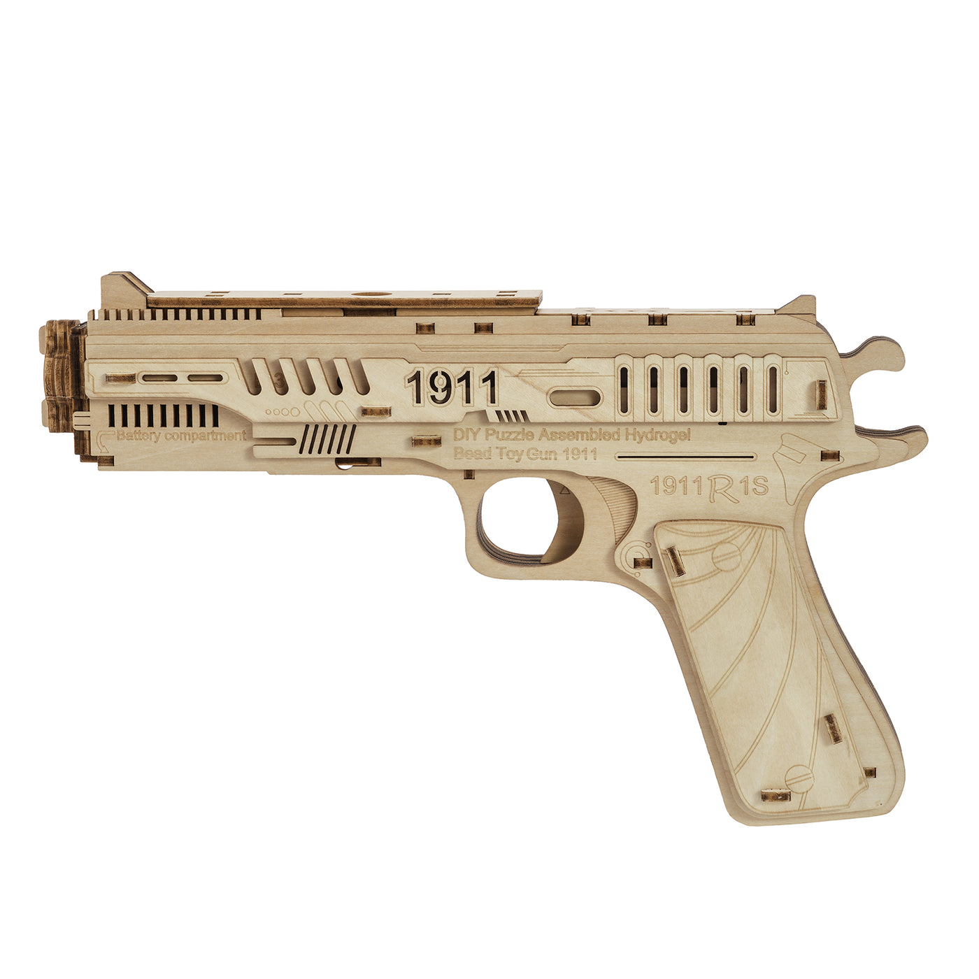 Rokrgeek M1911 3D Wooden Gun Puzzle