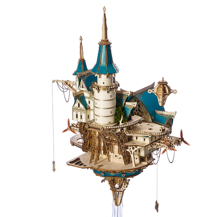 Rokrgeek Fantasy Steam Castle 3D Wooden Puzzle