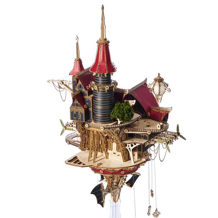 Rokrgeek Fantasy Steam Castle 3D Wooden Puzzle