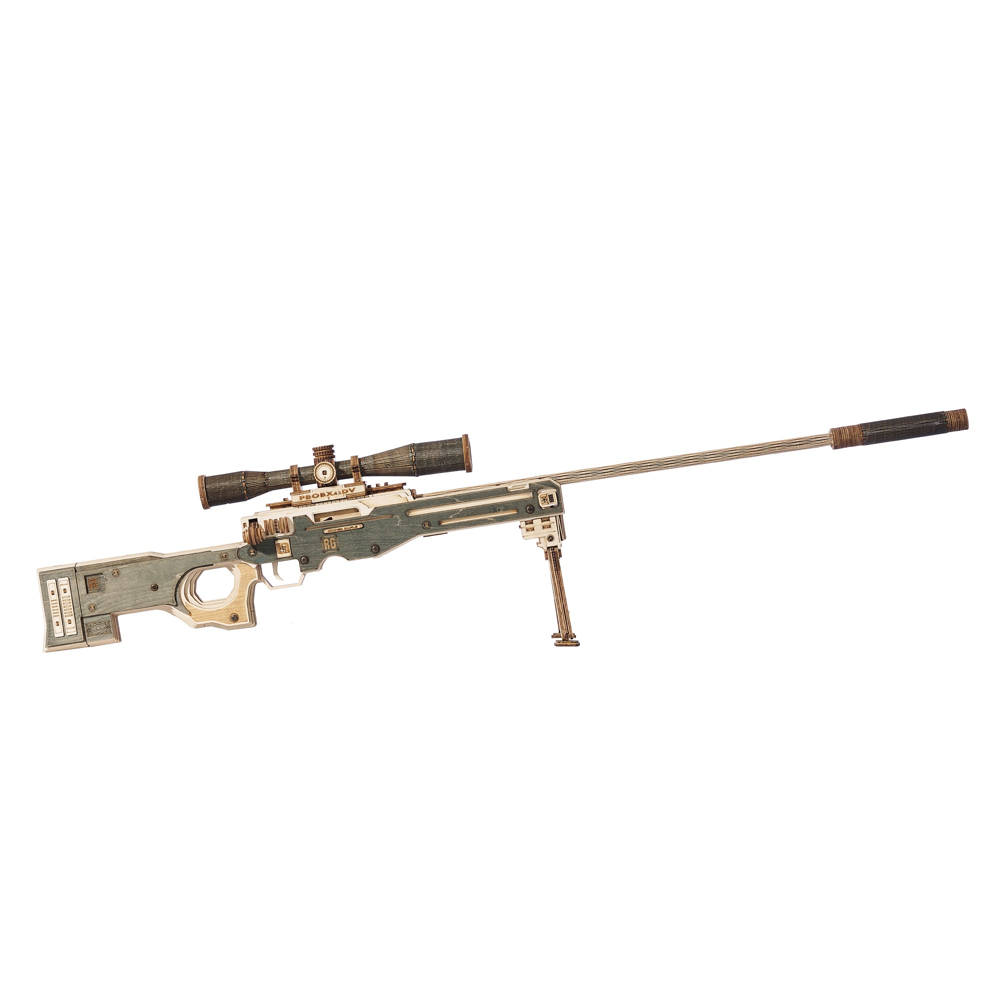 Rokrgeek AWM Sniper Rifle 3D Wooden Gun Puzzle