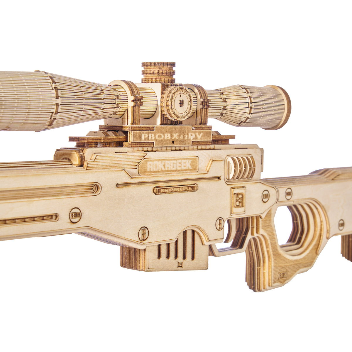 Rokrgeek AWM Sniper Rifle 3D Wooden Gun Puzzle