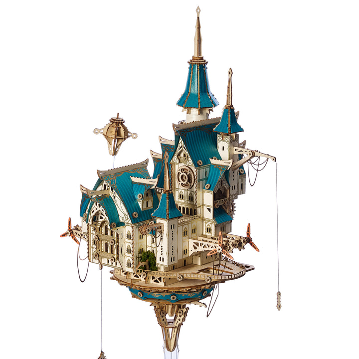 Rokrgeek Fantasy Steam Castle 3D Wooden Puzzle