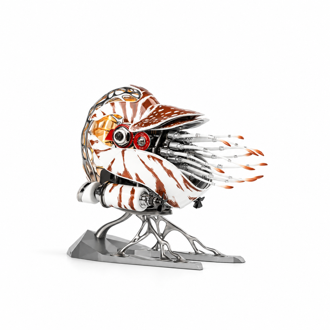Rokrgeek Mechanical Metal Nautilus Model DIY 3D Puzzle