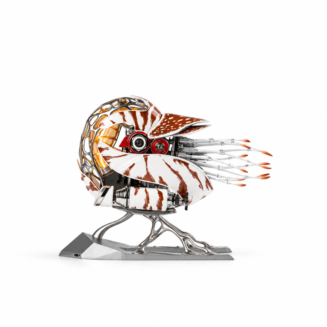 Rokrgeek Mechanical Metal Nautilus Model DIY 3D Puzzle