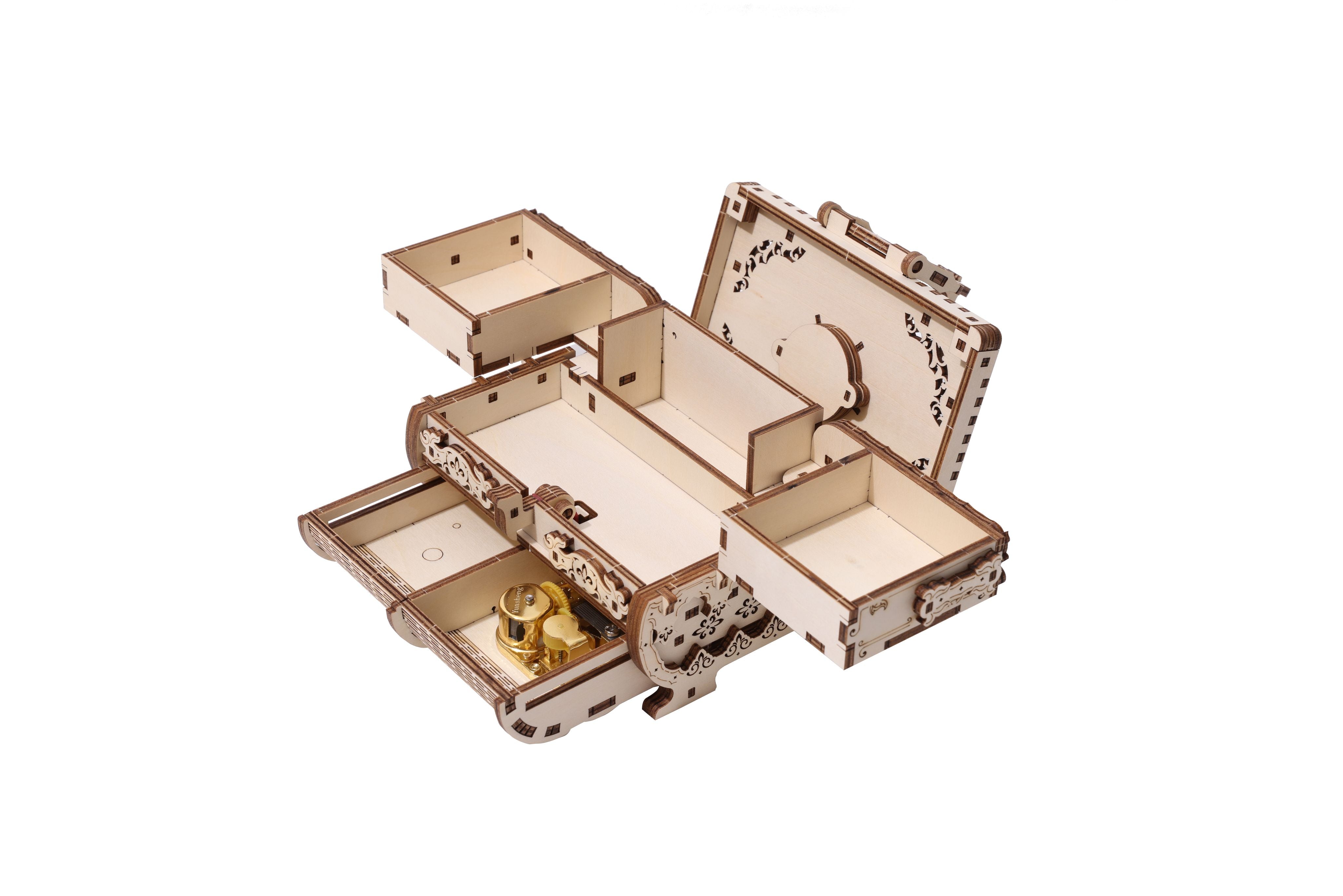 Rokrgeek Treasure Box 3D Wooden Puzzle