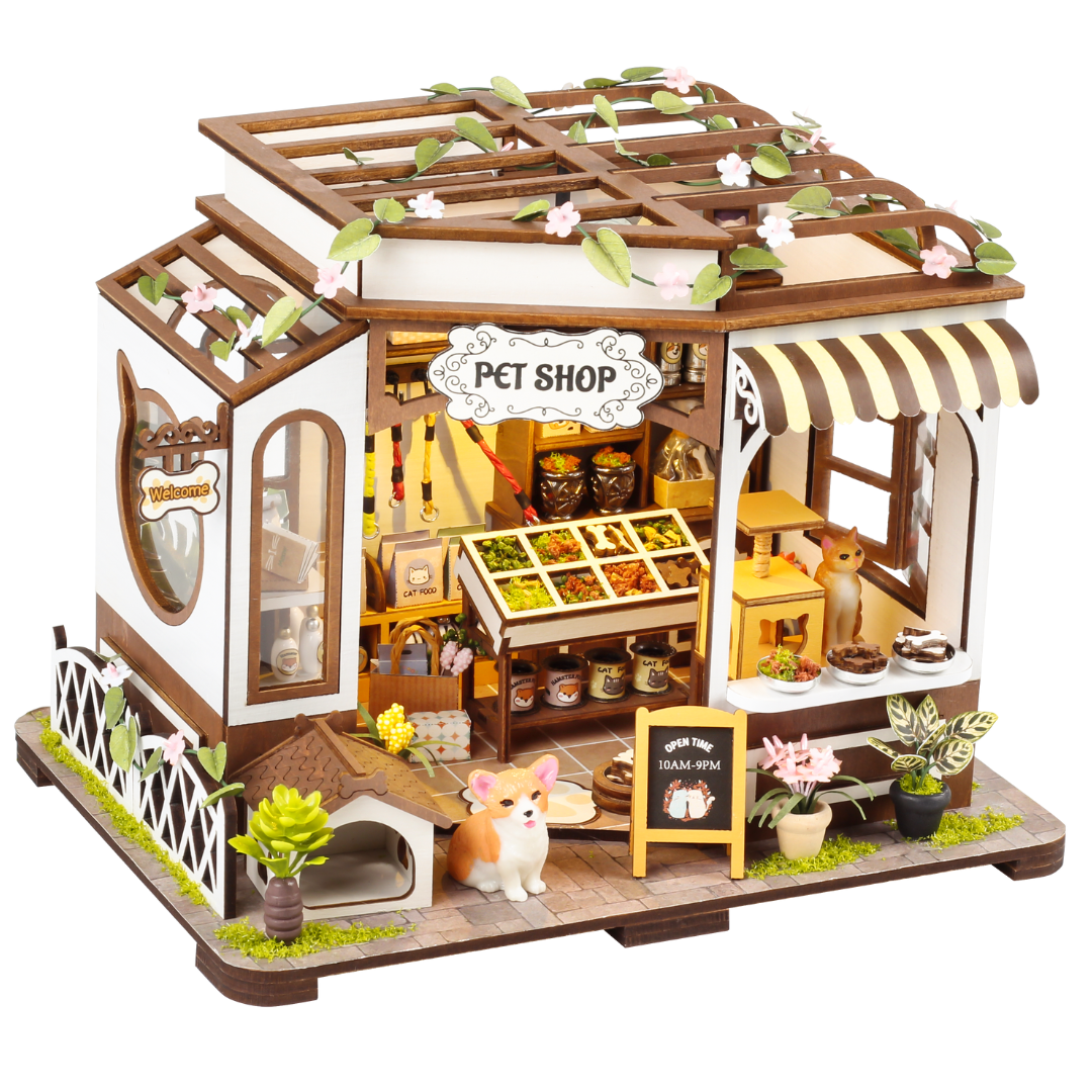 Maison miniature à faire soi-même Rokrgeek Pet Shop