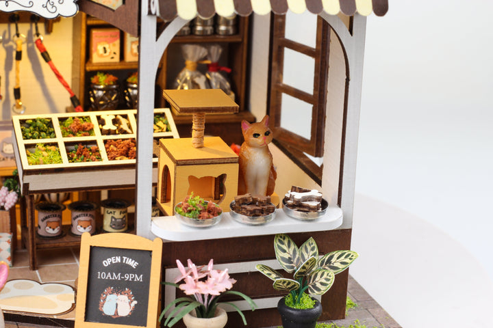 Maison miniature à faire soi-même Rokrgeek Pet Shop