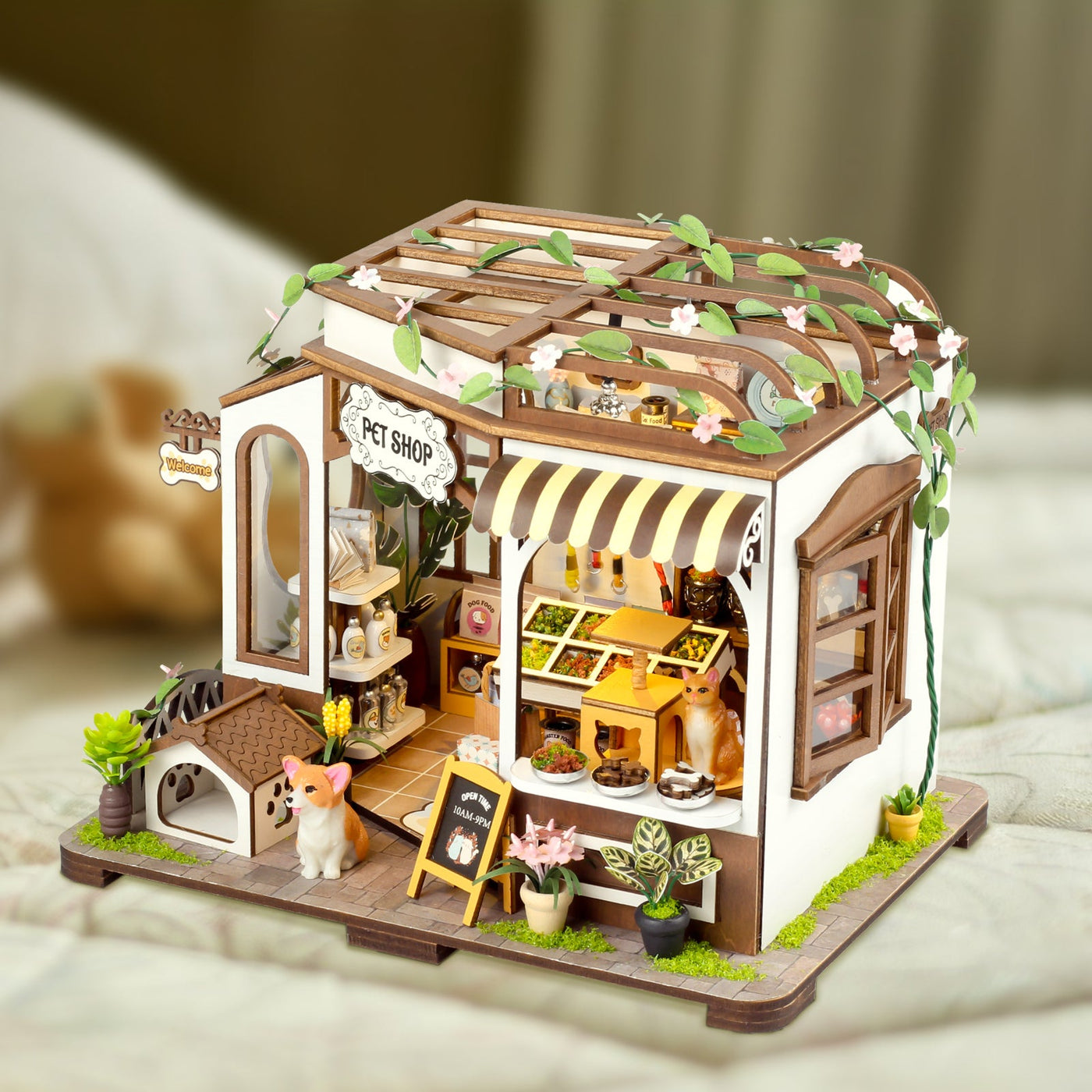 rokrgeek pet shop diy miniature house