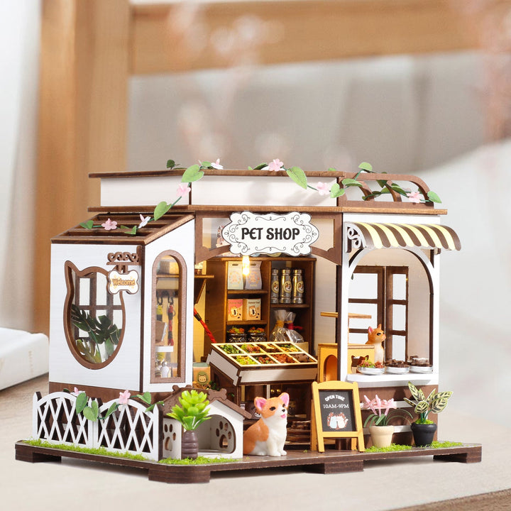 Maison miniature à faire soi-même Rokrgeek Pet Shop
