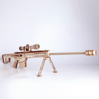 ROKRGEEK Barrett M82A1 3D Wooden Model