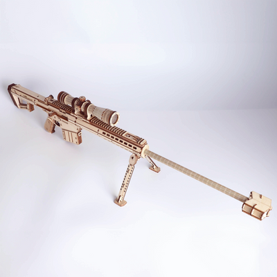 ROKRGEEK Barrett M82A1 3D Wooden Model