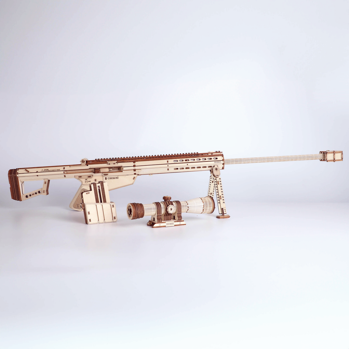 Rokrgeek Barrett M82A1 3D Wooden Gun Model