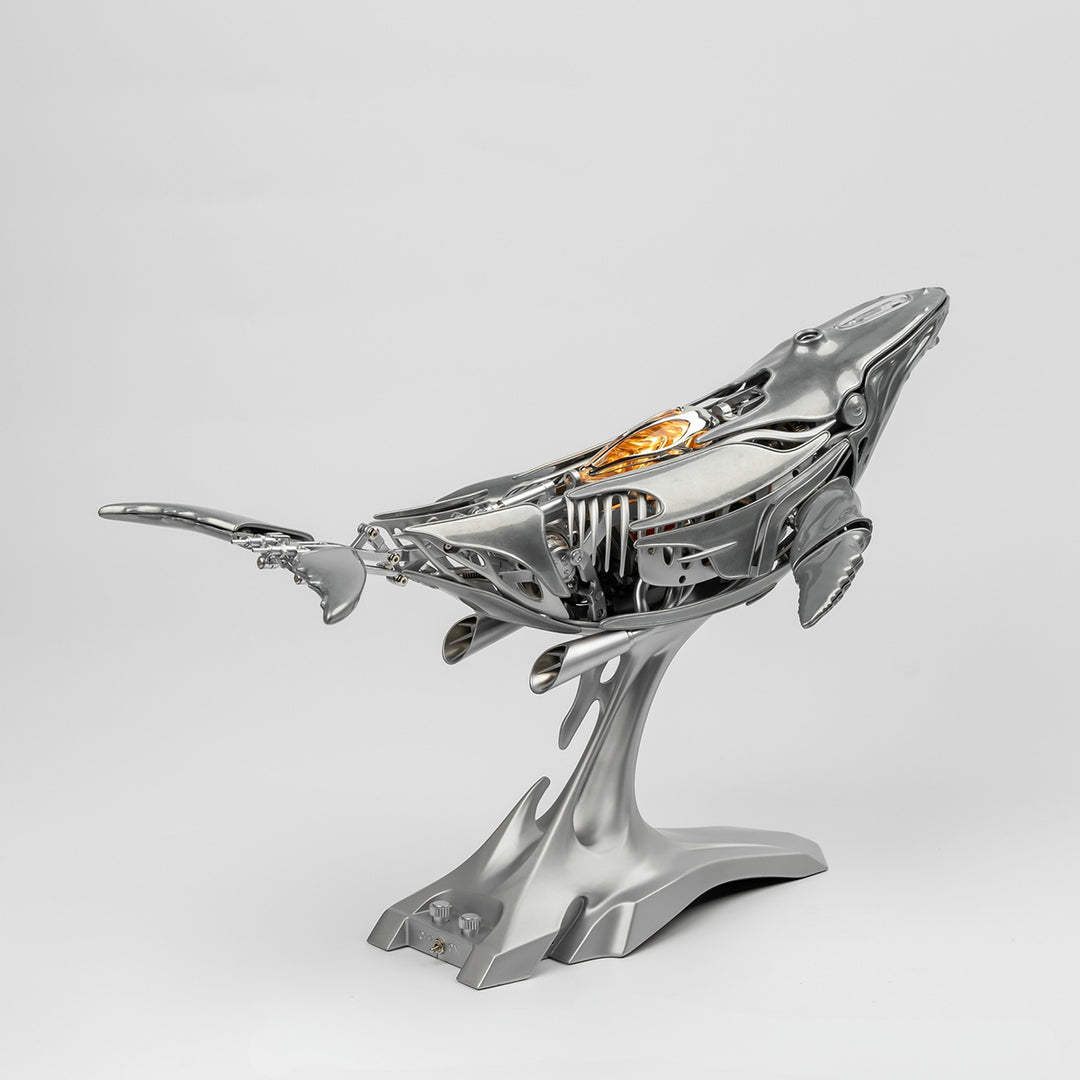Rokrgeek Humpback Whale Mechanical Metal Model 3D Puzzle