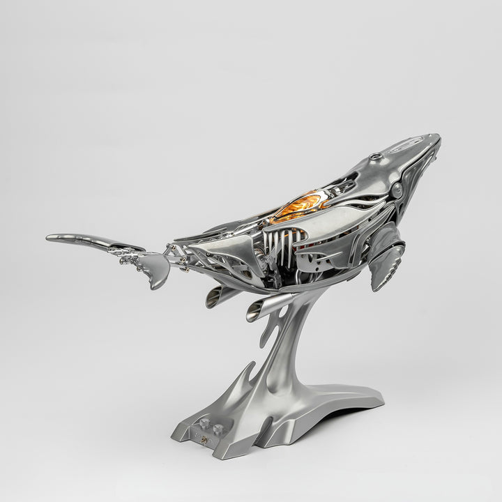 Rokrgeek Humpback Whale Mechanical Metal Model 3D Puzzle