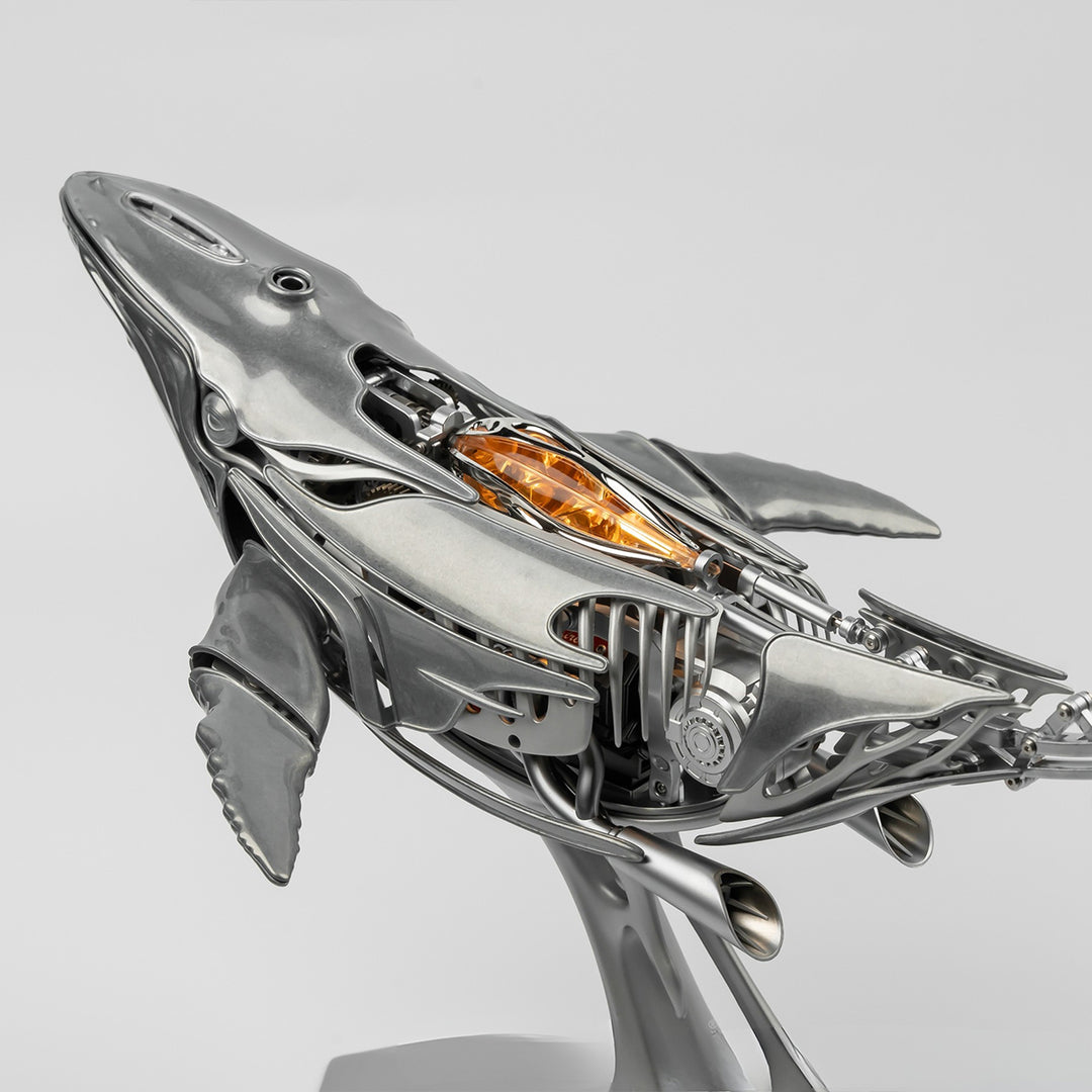 Rokrgeek Humpback Whale Mechanical Metal Model 3D Puzzle