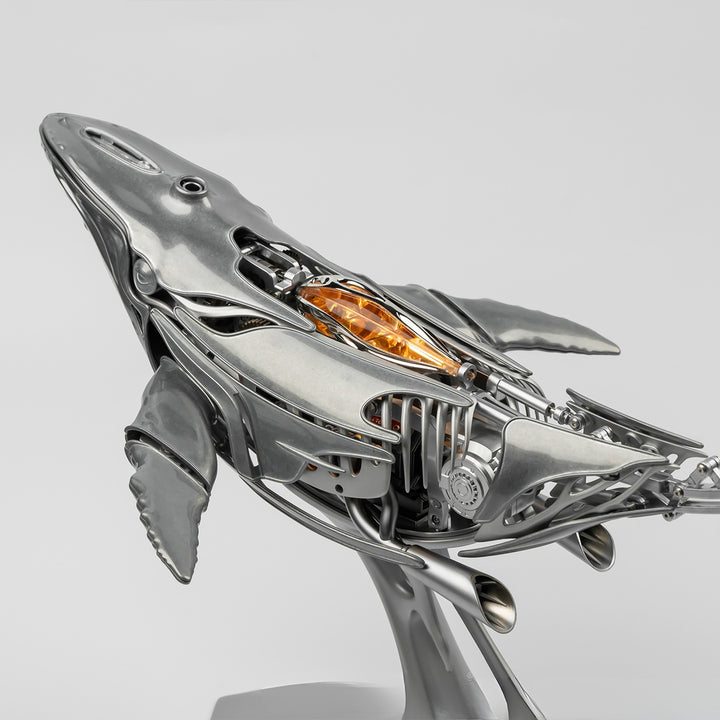 Rokrgeek Humpback Whale Mechanical Metal Model 3D Puzzle