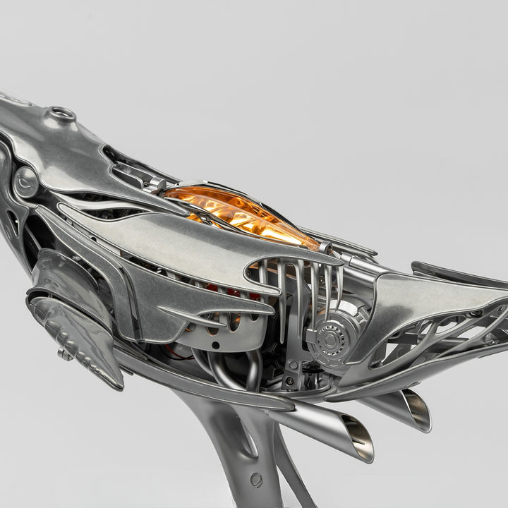 Rokrgeek Humpback Whale Mechanical Metal Model 3D Puzzle