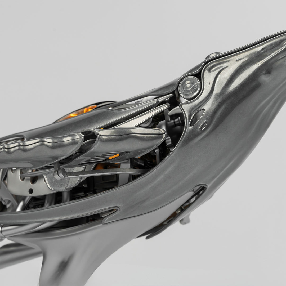 Rokrgeek Humpback Whale Mechanical Metal Model 3D Puzzle