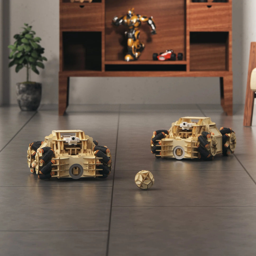 RC Soccer Chariot 3D Wooden Puzzle