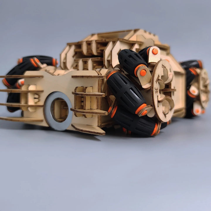 RC Soccer Chariot 3D Wooden Puzzle