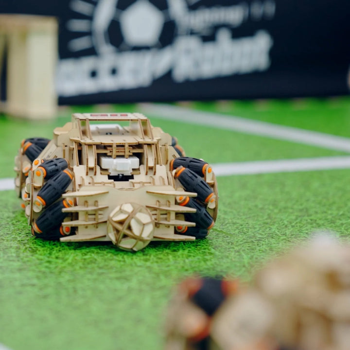 RC Soccer Chariot 3D Wooden Puzzle
