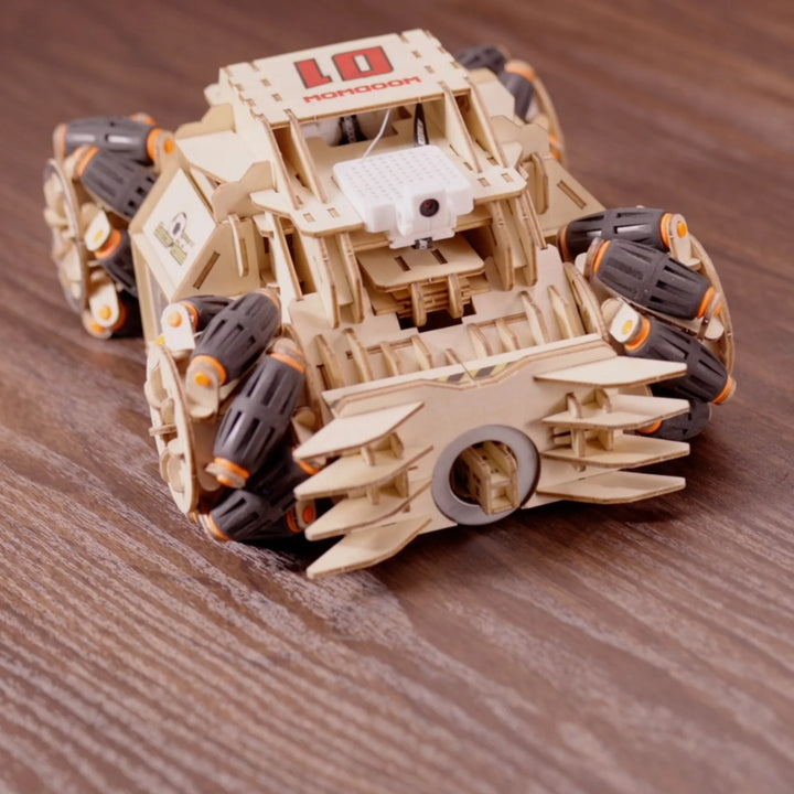 RC Soccer Chariot 3D Wooden Puzzle