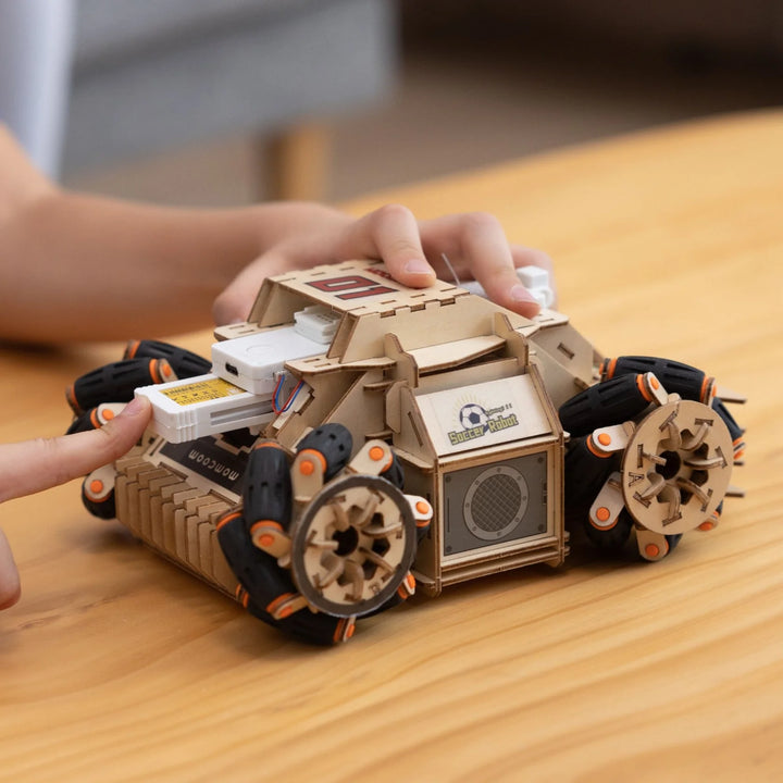 RC Soccer Chariot 3D Wooden Puzzle