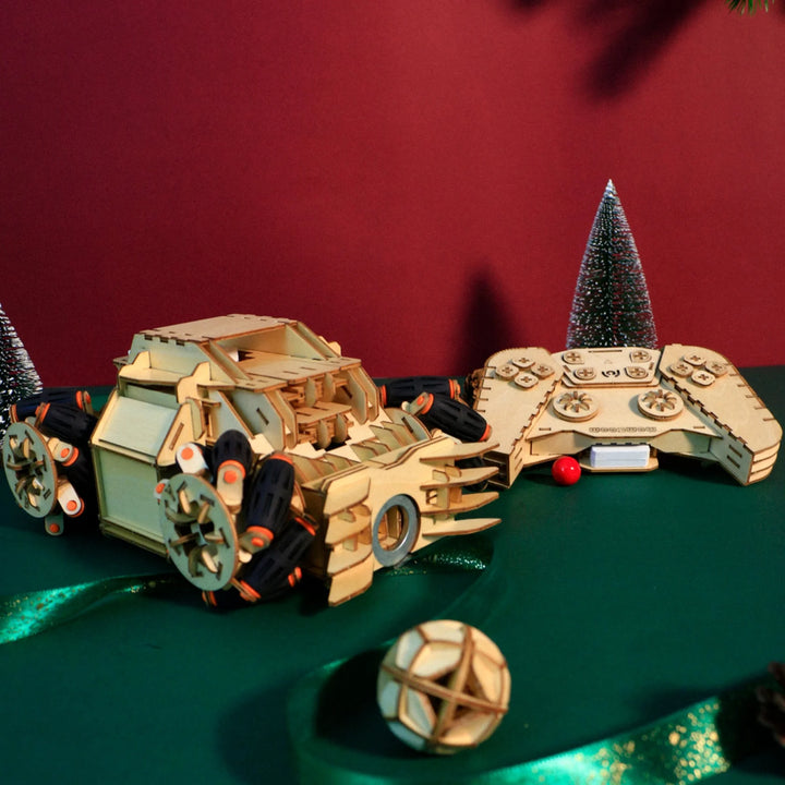 RC Soccer Chariot 3D Wooden Puzzle