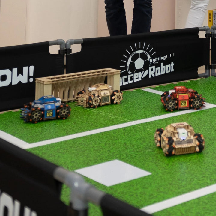 RC Soccer Chariot 3D Wooden Puzzle